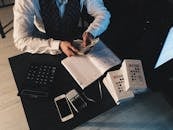 Accountant Counting Money