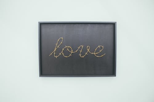 Love Text Sign