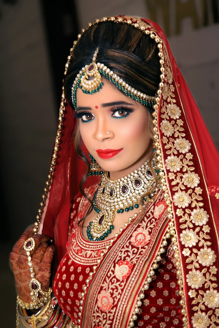 Portrait Of Beautiful Bride