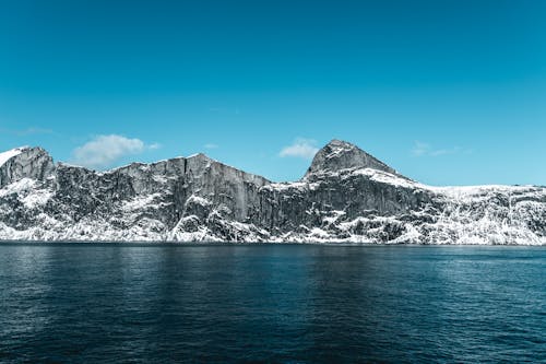 Eisige Berglandschaft