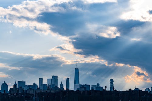 Free stock photo of clouds, manhattan, new york city