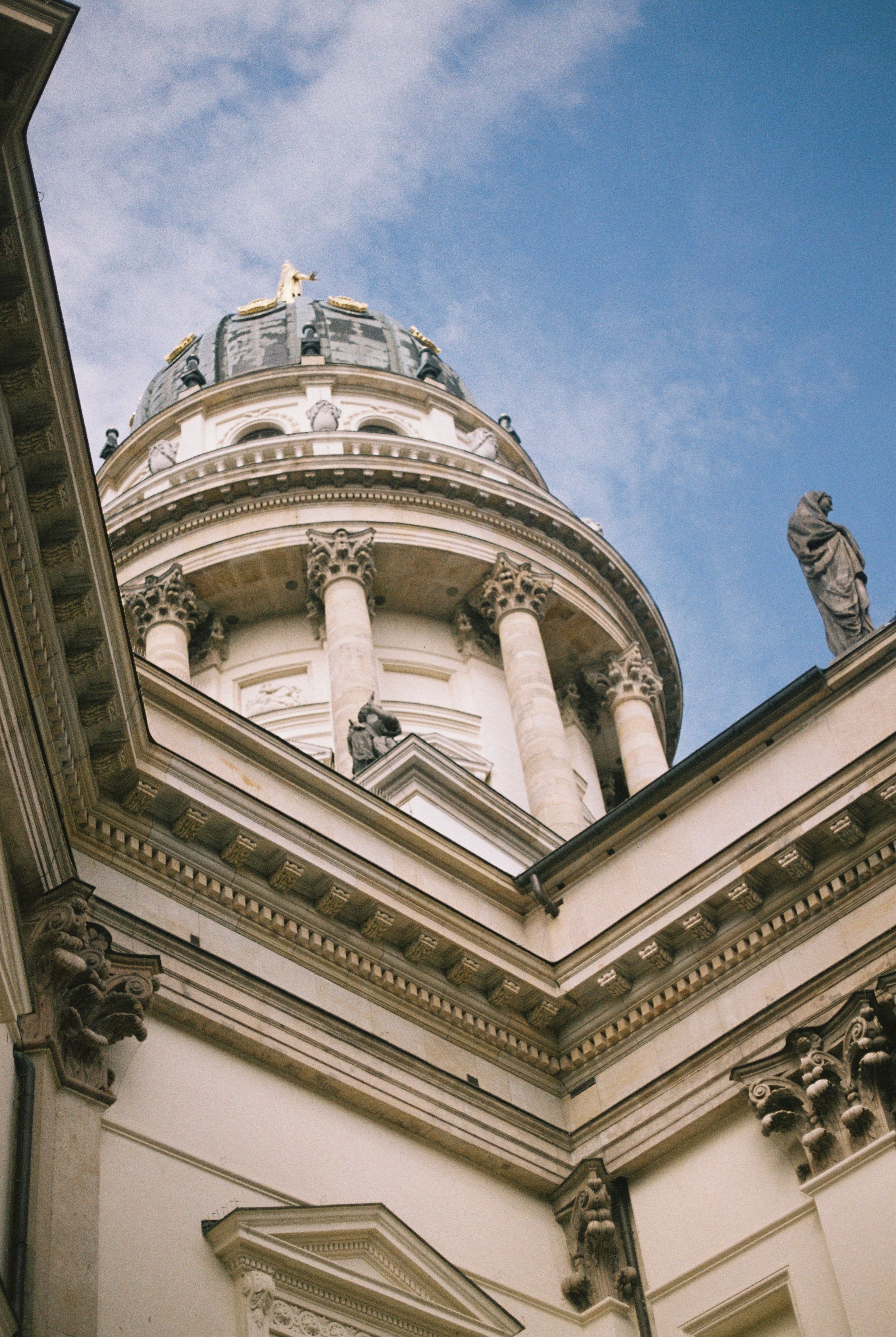 Low Angle Shot of the French Cathedral, Berlin, Germany · Free Stock Photo