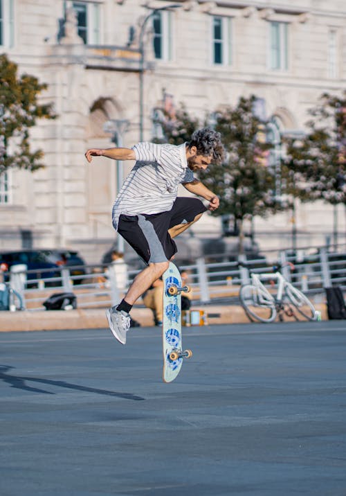 Δωρεάν στοκ φωτογραφιών με skateboard, άλμα, άνδρας
