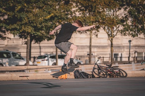 Δωρεάν στοκ φωτογραφιών με skateboard, άλμα, άνδρας