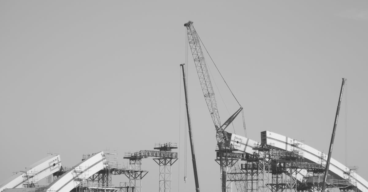 Free stock photo of bridge, construction, crane
