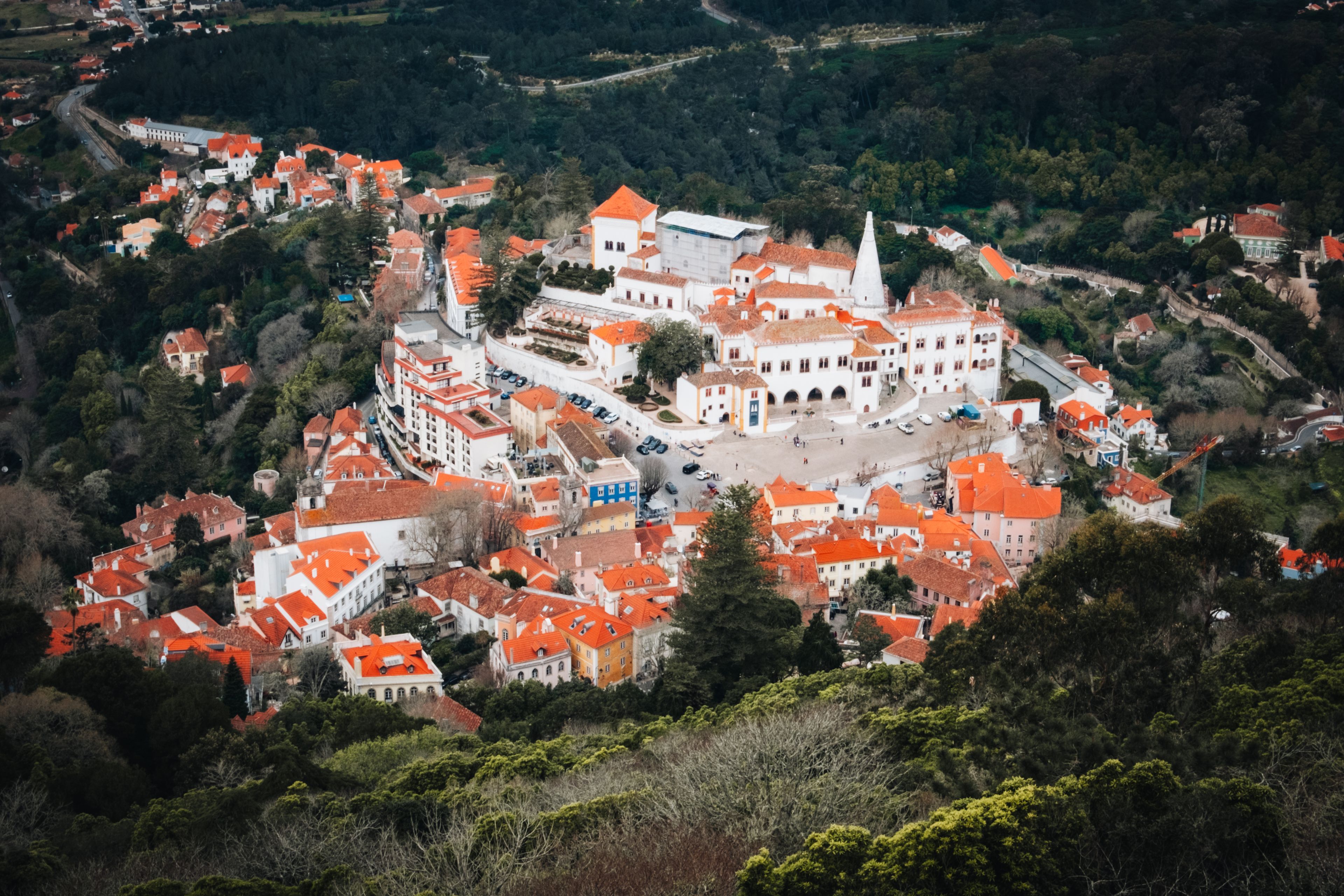 Sintra palace hilltop forest