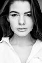 Grayscale Photo of Woman