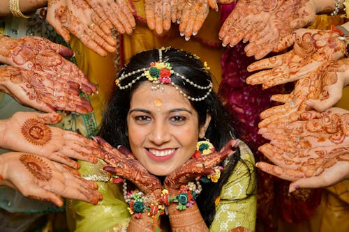 คลังภาพถ่ายฟรี ของ haldi, กลุ่ม, การแต่งงาน