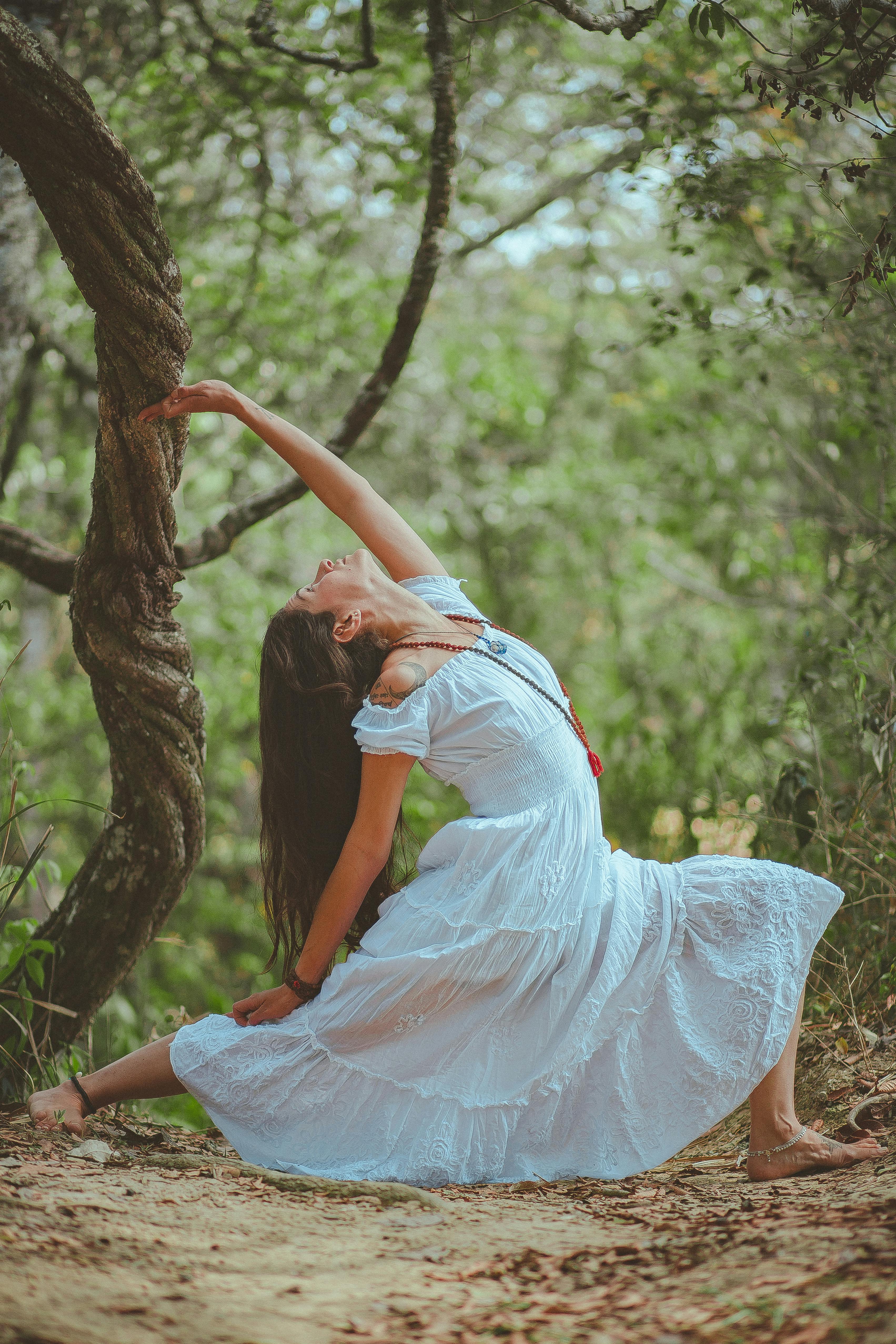 Woman in Meditating Position