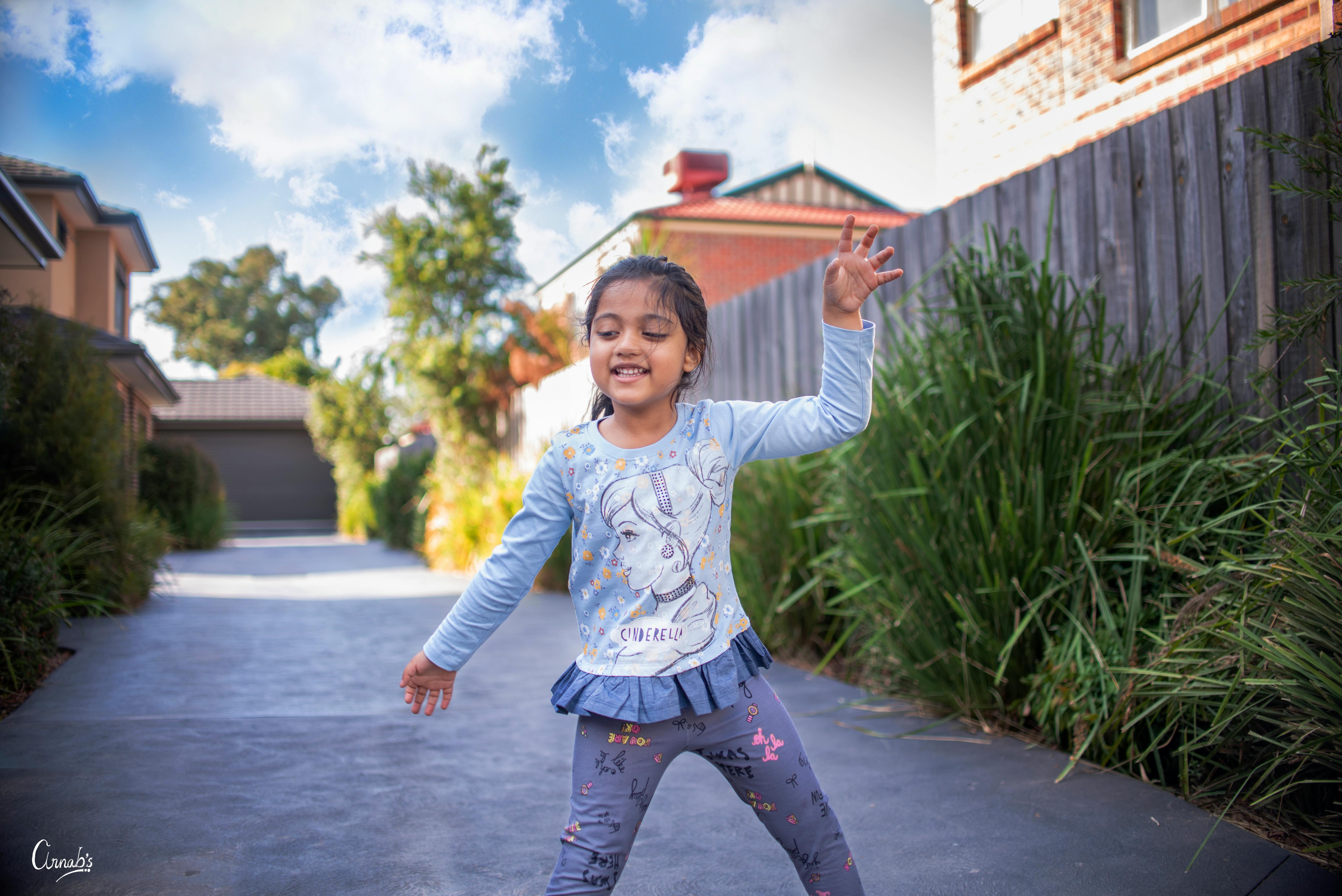 Free stock photo of dancing kid, happy kid, little girl