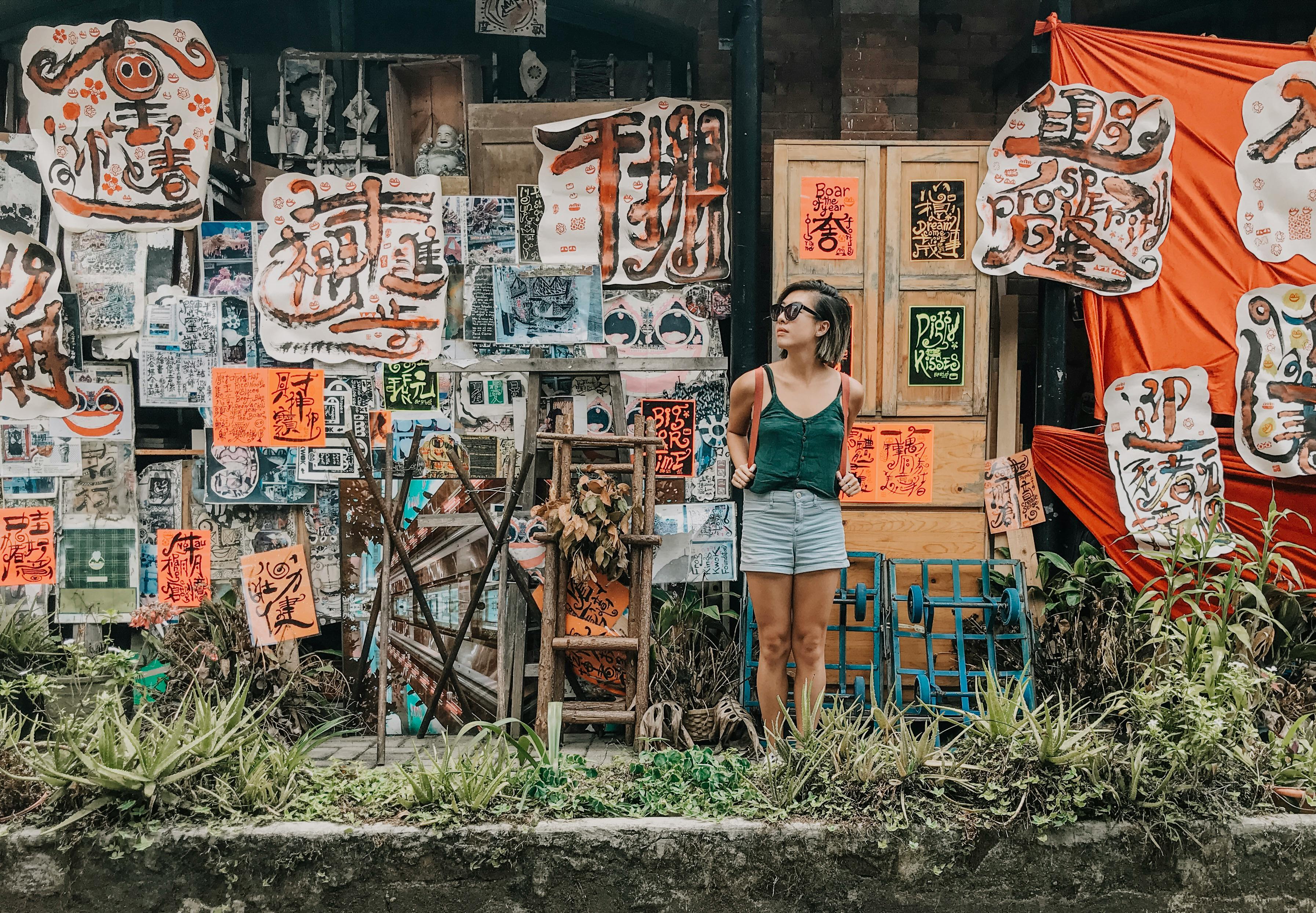 Perempuan Berdiri di Depan Lukisan · Foto Stock Gratis ...