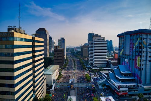 Pemandangan Kota Skyline