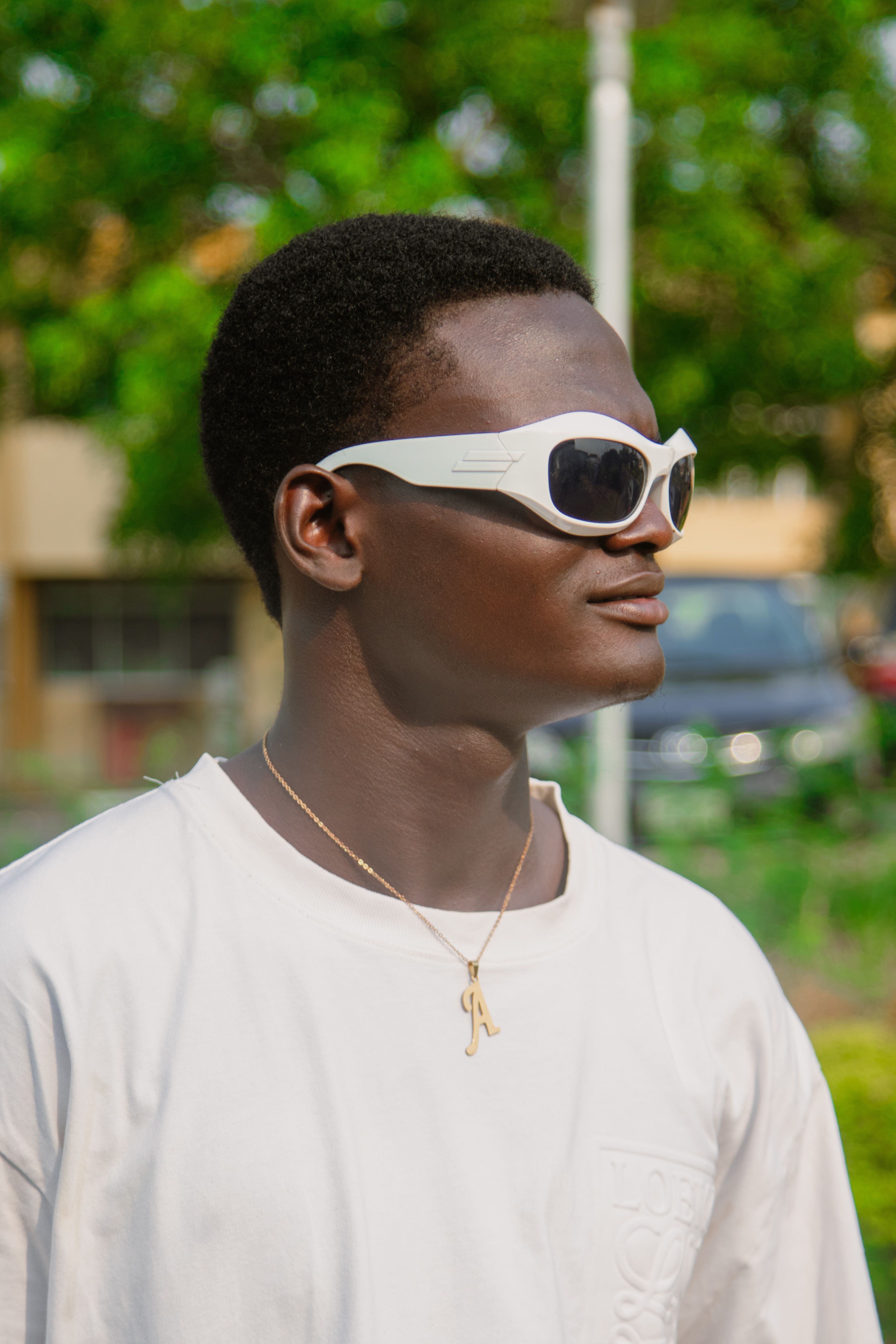 Man With Necklace Free Stock Photo