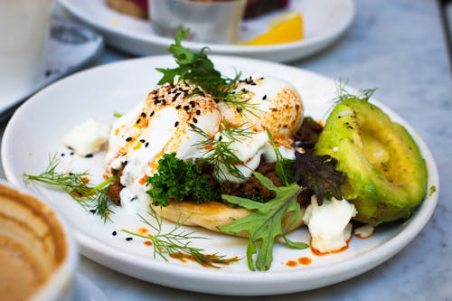 Free Pastry on Plate Stock Photo