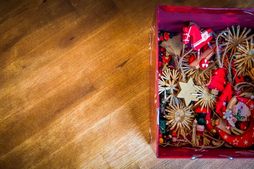 Free Red and White Gift Box Stock Photo