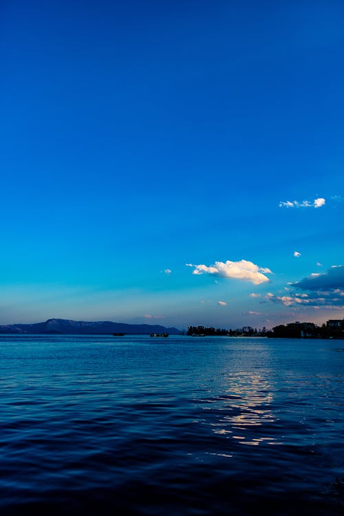 Free stock photo of blue, cloud, lake
