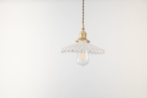 Free White Pendant Lamp Stock Photo