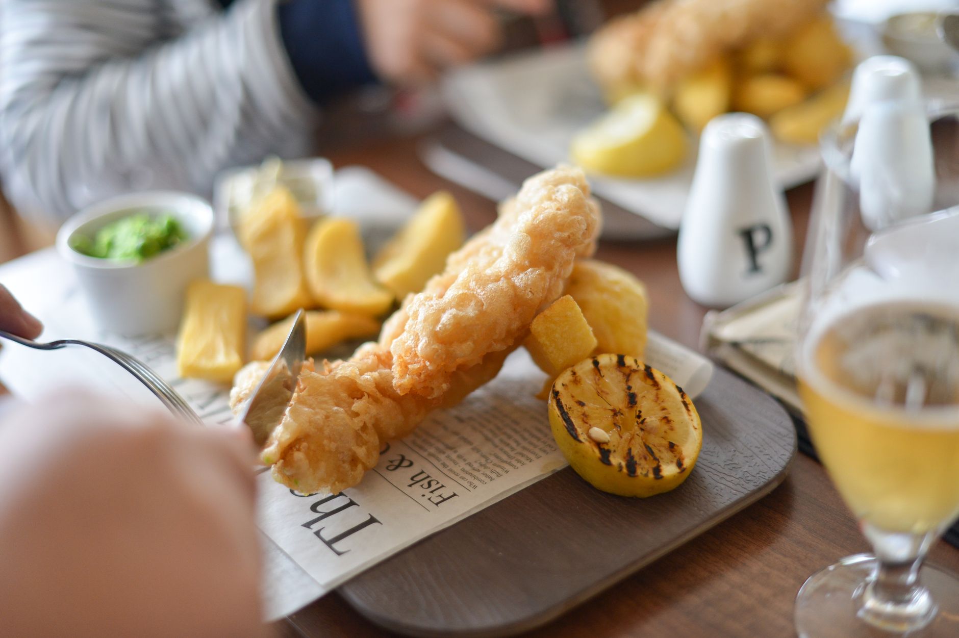 Haddock And Chips at English Fish and Chips, Buderim