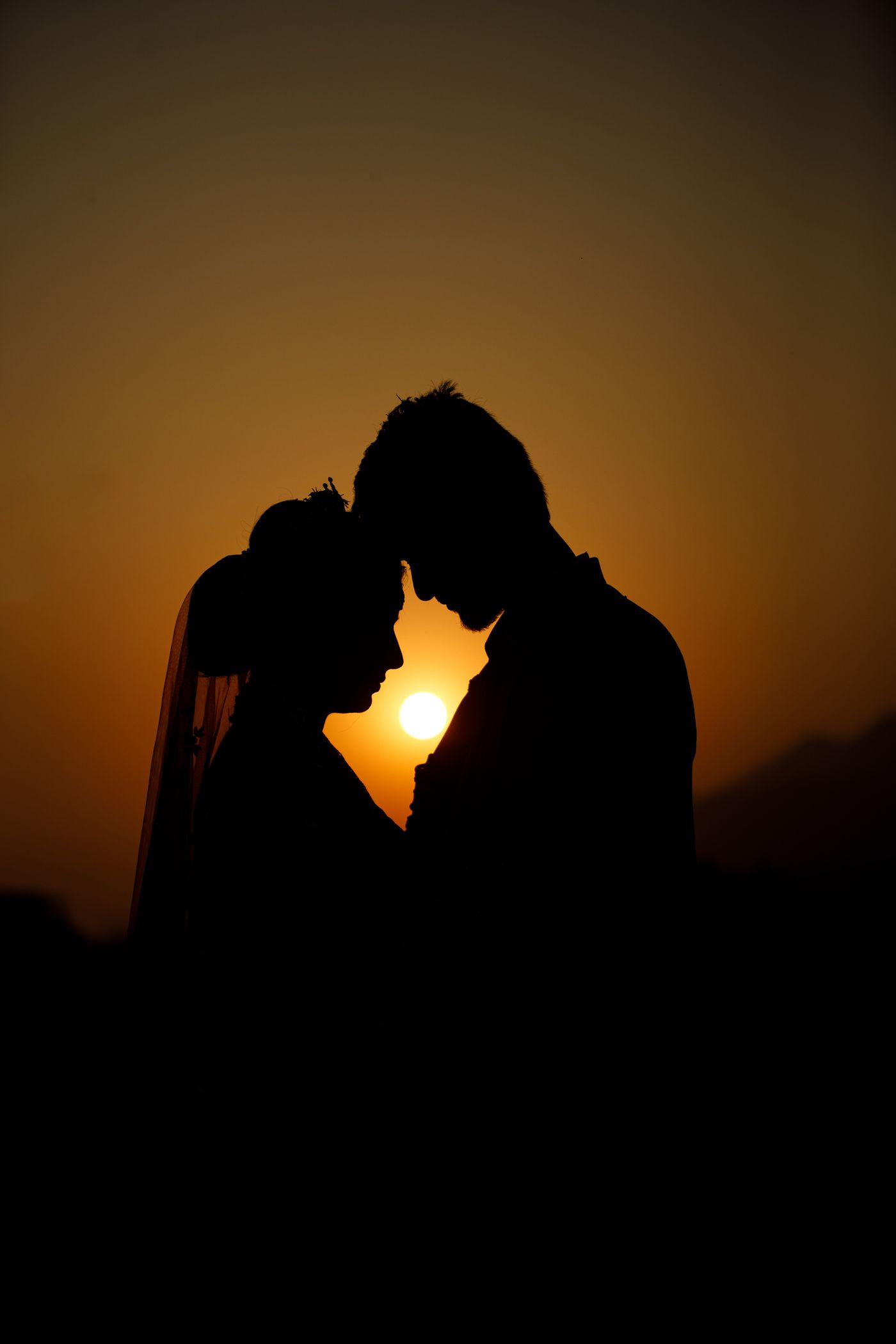 Omar and Salma at sunset