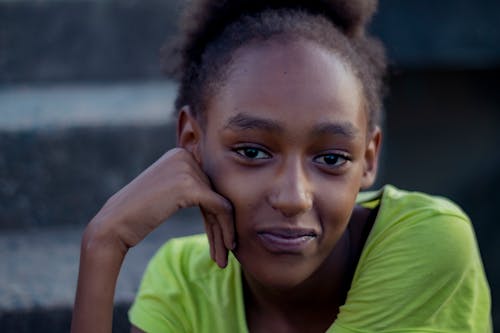 Základová fotografie zdarma na téma africké dívky, brunetka, dítě