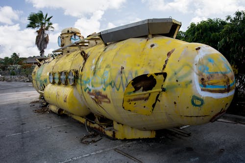 Бесплатное стоковое фото с граффити, подводная лодка