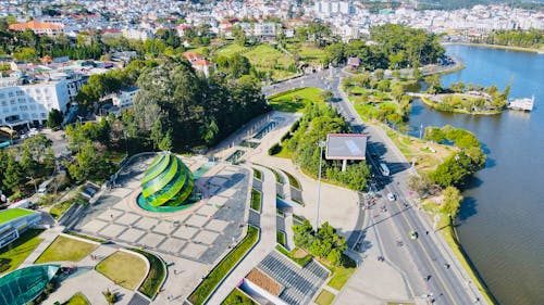 Imagine de stoc gratuită din arbori, arhitectură modernă, đà lạt