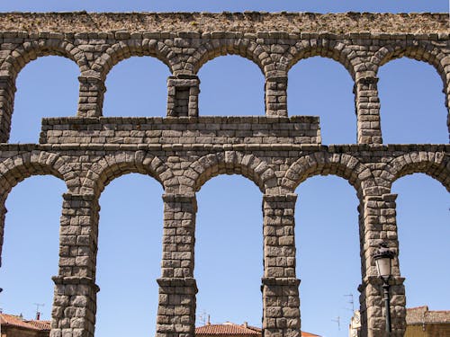 Foto d'estoc gratuïta de antic, aqüeducte, arc