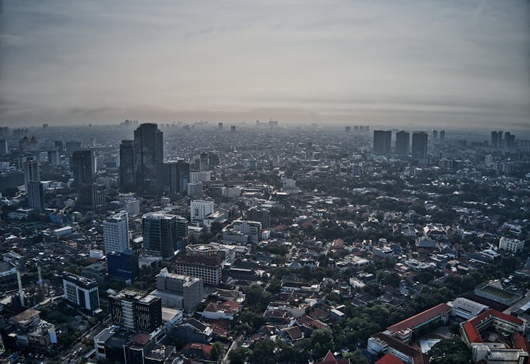 Aerial Photography Of City