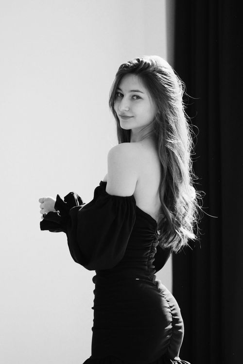 Woman in Black Backless Dress Free Stock Photo Woman in Black Backless Dress Free Stock Photo