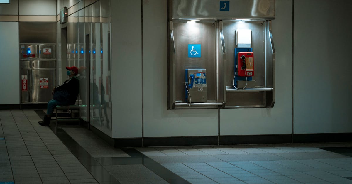 Lonely Person Waiting By Phone