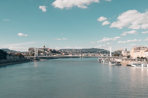 The danube river in budapest, hungary