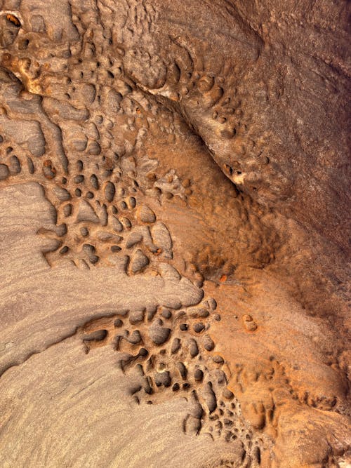 Free A close up view of a rock formation on mars Stock Photo