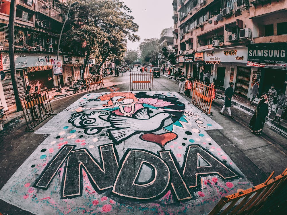 India Graffiti Street Art