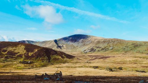 Free Breathtaking view of rolling hills in Snowdonia National Park, capturing nature's serene beauty. Stock Photo