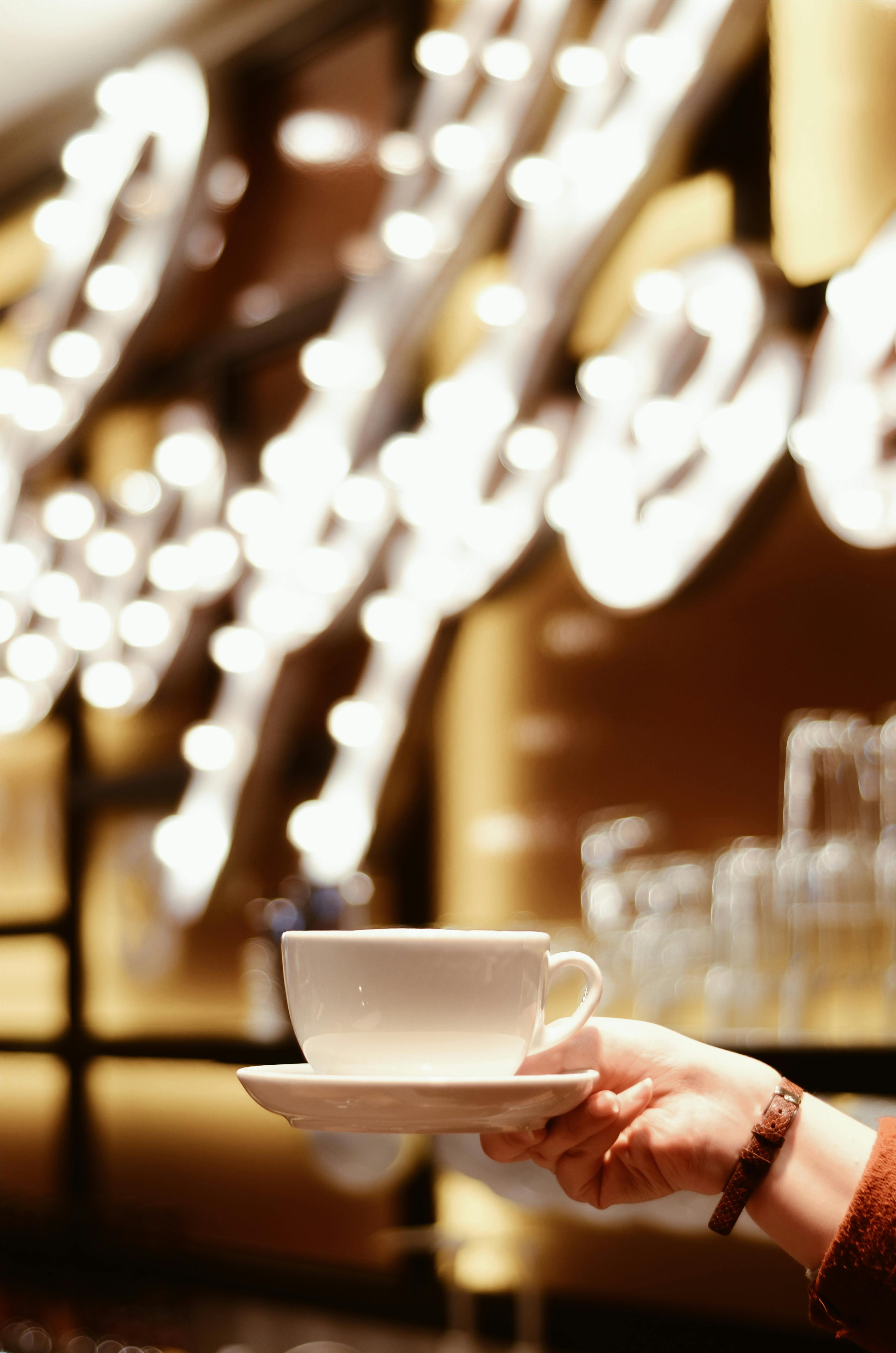 white ceramic coffee cup