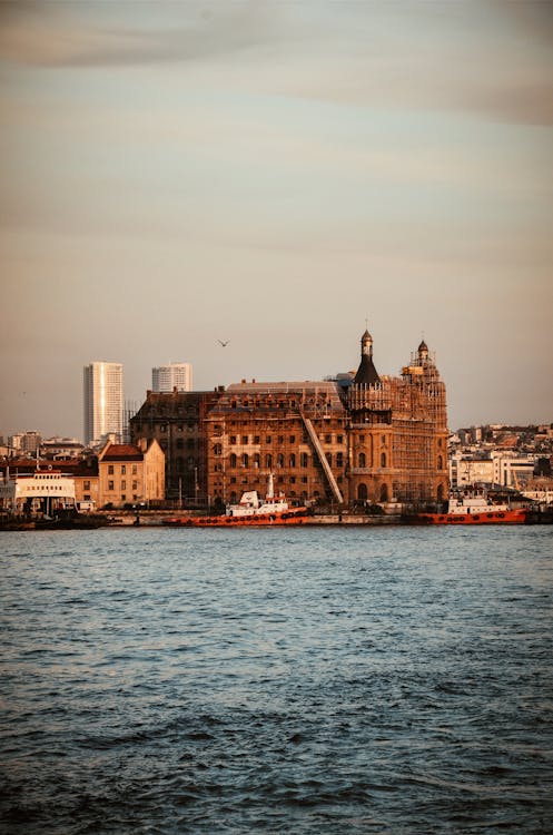 Brown Buildings Near River