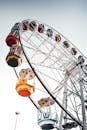 Low Angle Photo Photograph of Ferris Wheel