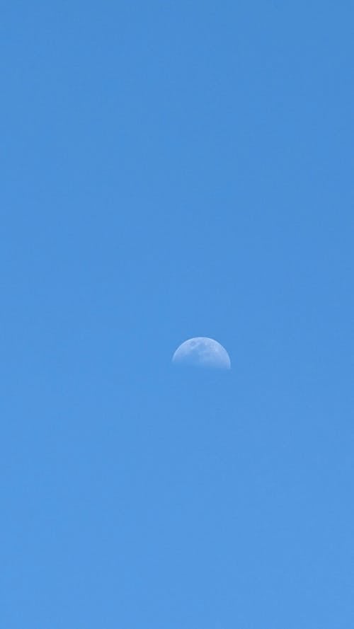 Fotos de stock gratuitas de dia luna, fondo de luna, fondo de pantalla de luna