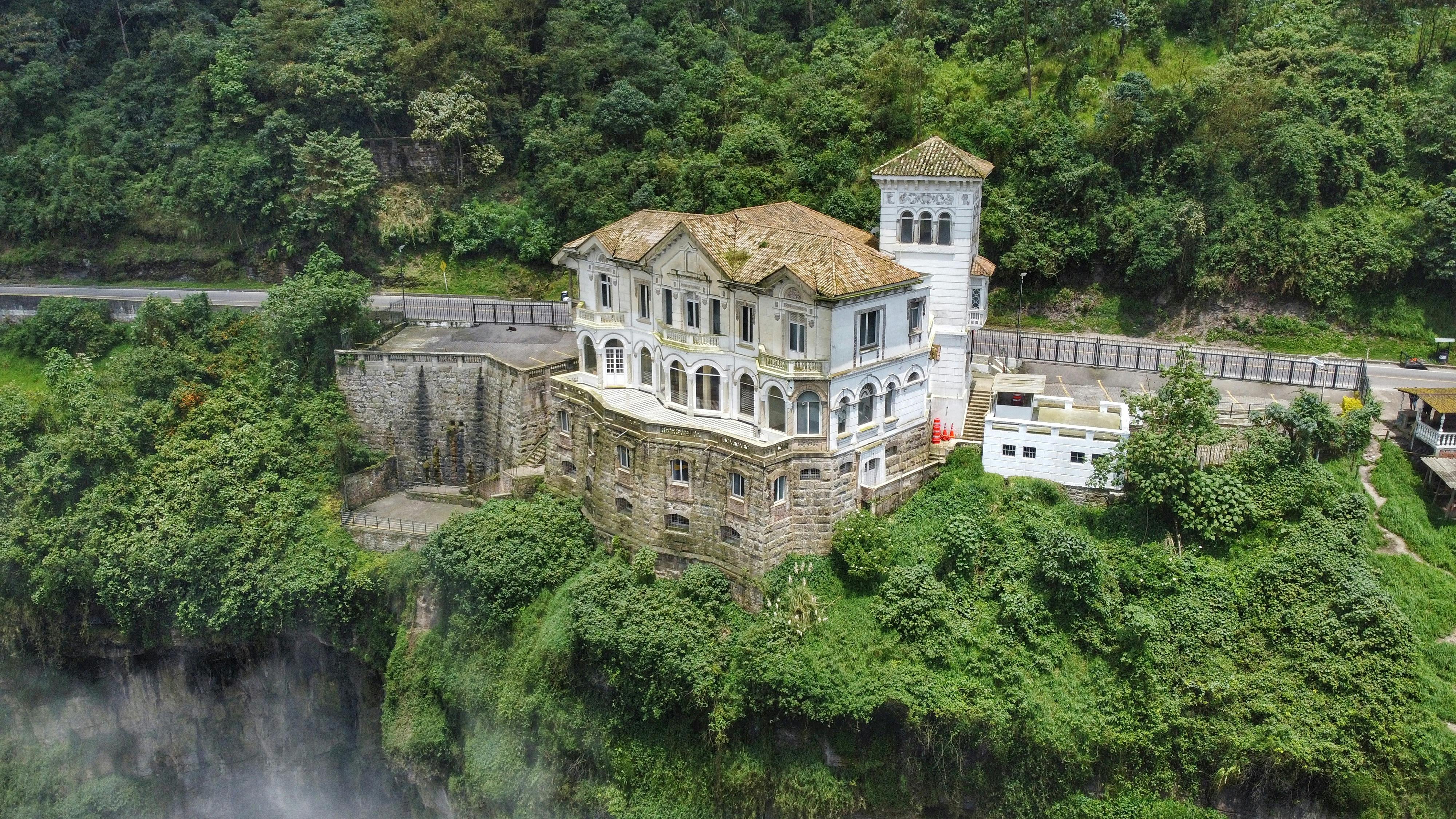 Aerial View of the Tequendama Falls Museum in San Antonio del