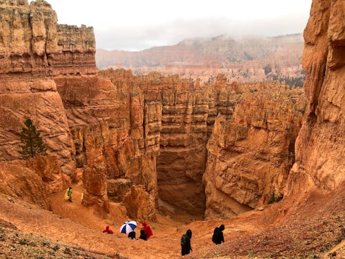 Бесплатное стоковое фото с брайс-каньон, вид сзади, люди