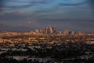 Cityscape of Los Angeles at Sunset
