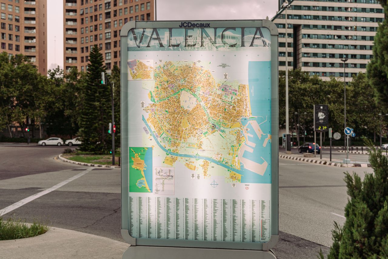 City map and a selection of local companies to prospect