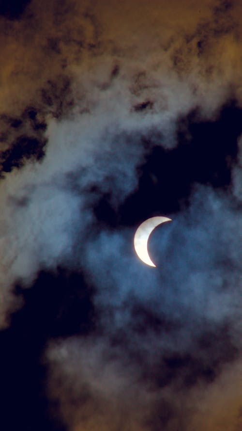 Free stock photo of clouds, darken, eclipse