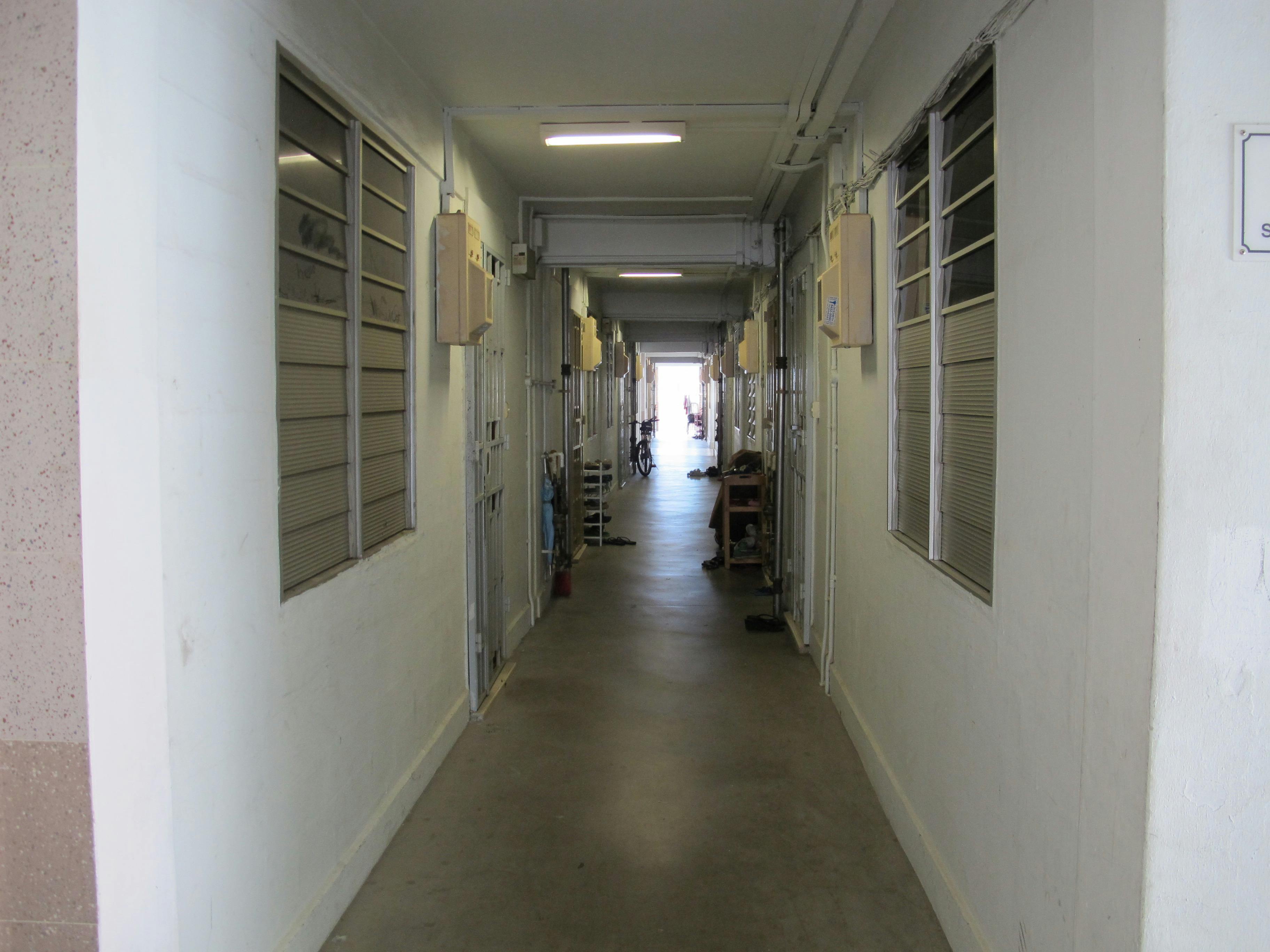 Free stock photo of Common corridor of HDB flat