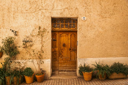 Free Door to the Mediterranean  Stock Photo