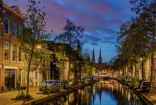 강가, 거리, 네덜란드의 무료 스톡 사진