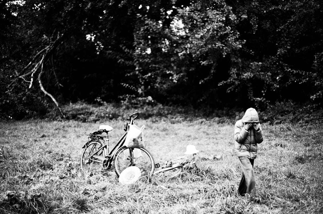 Kostenloses Stock Foto zu außerorts, fahrrad, feld