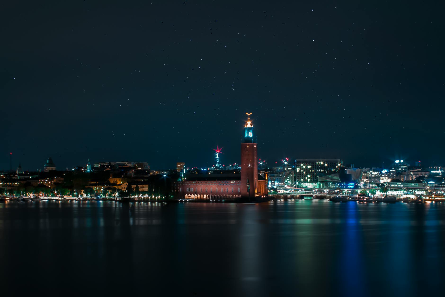 Cityscape at Nighttime