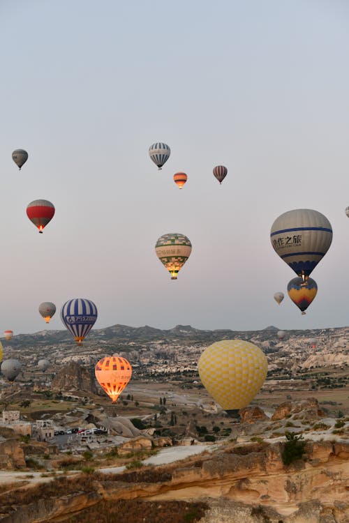 Безкоштовне стокове фото на тему «cappadocia, Аерофотозйомка, вертикальні постріл»