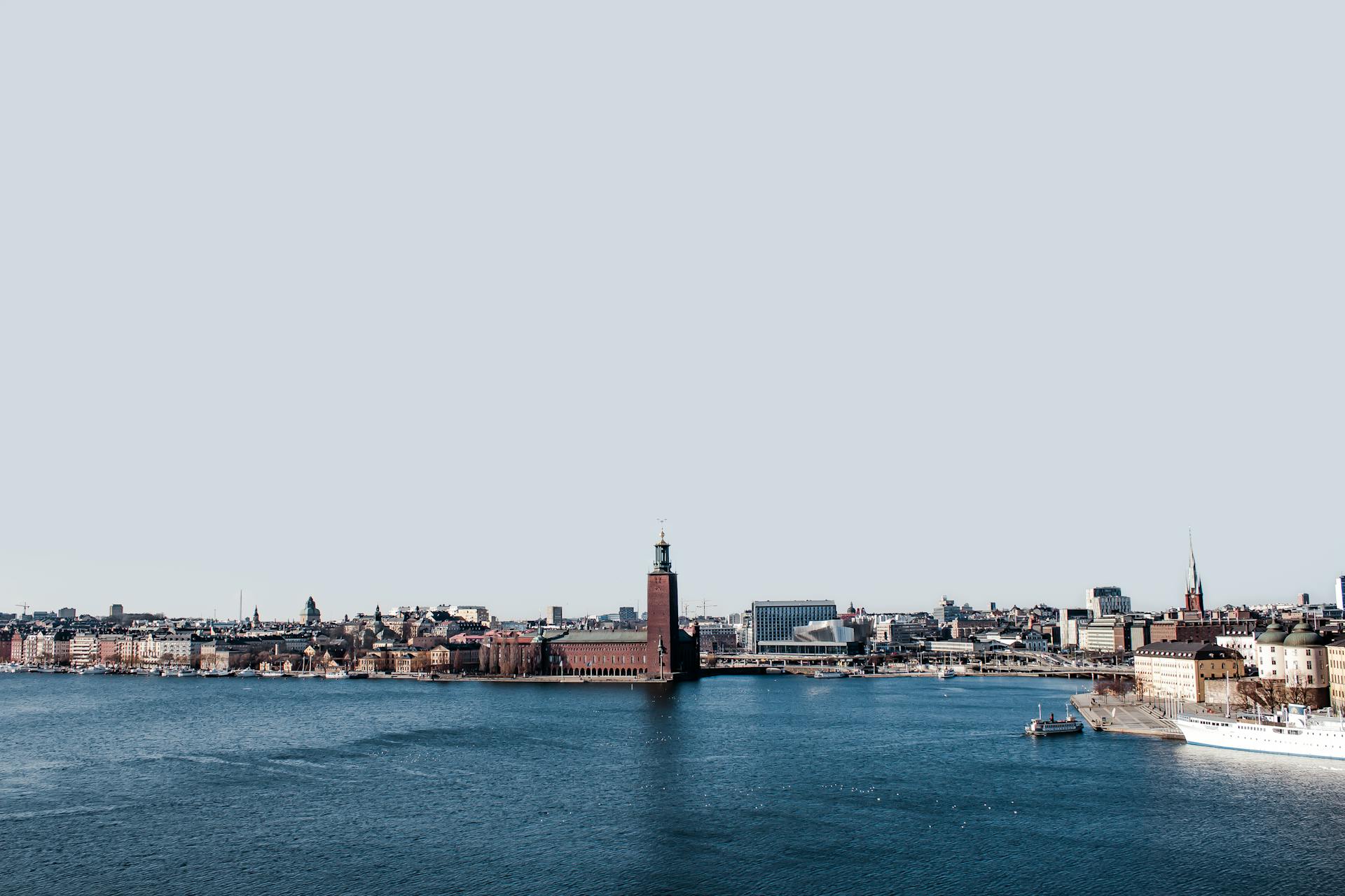 Discover the stunning Stockholm waterfront with iconic architecture and serene waters.